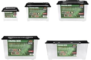 Terra Exotica Fauna Box in 5 Größen erhältlich (medium 30 x 19,5 x 20,5 cm) Transportbox/Quarantäneterrarium für z.B. Reptilien, Amphibien, Kaninchen, Mäuse, Vögel - Terrarium