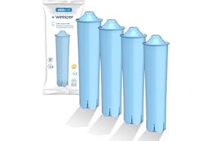 Wessper Cartucce Filtranti per Acqua 4 Pezzi, Compatibili con Il Filtro Jura Blue | Filtri per l'acqua per Macchine da Caffè Jura 71312 Blue, GIGA, ENA, Micro, IMPRESSA