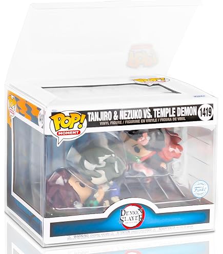 AllThingsVinyl Funda Protectora Premium UV Para Figuras – Tamaño Grande (24.4 X 18.8 X 17.9 Cm) – Pack De 1 (Figura No Incluida)
