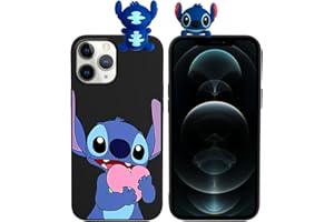 LYUBFDC Cartoon Anime Cover per Huawei P30 Lite 6,15", Stitch 3D Bambola Pattern Sottile Morbida Silicone Carino Moda Kawaii Antiurto Bumper Protettivo Custodia Case per Ragazzo Ragazza Bambino Adolescente