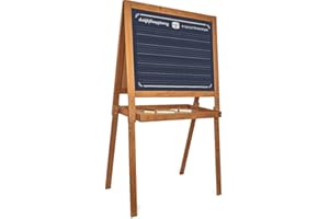 VILAC - Jeux et Jouets - Grand Tableau d'écolier Vintage - Double face : craies et magnétique pour feutres et aimants - Jeu pour Enfants dès 3 ans - Fabriqué en France - 6709