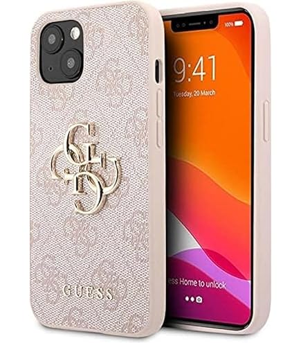Guess GUAP4GSMK Case for AirPods Pro Grey 4G Script Metal Collection
