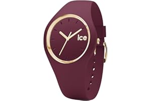 Ice-Watch - Ice Glam Forest Anemone - Montre Rouge pour Femme avec Bracelet en Silicone