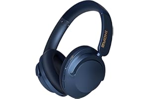 1MORE SonoFlow-Pro - Auriculares con Cancelación de Ruido - Auriculares Bluetooth Supraurales con LDAC para Inalámbrico de Alta Resolución, 100 H, Bluetooth 5.4, QuietMax 42dB ANC (Azul)