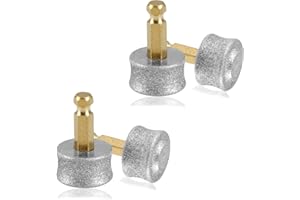 TINSHOW 4 testine di ricambio per smerigliatrice per unghie per cani Casfuy Wahl Pecute Dog Claw Grinder Wheel Diamond Tip Grinding Head Toenail Paws Grinder per Casfuy N10 N20 N30 Clippers Trimmer per cani