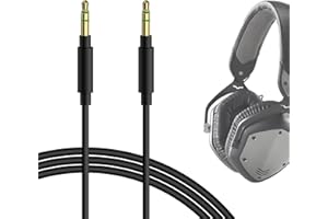 GEEKRIA QuickFit Audio Cavo Compatibile con Master & Dynamic MG20, V-MODA, TREBLAB, SMS Audio, KOSS, HiFiMAN, Grado, Ghostek Cavo, 3.5mm Cavo Stereo Sostitutivo (1.2 m)