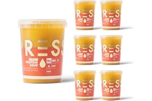 PRSS 100% COLD PRESSED PRESS Healthfoods, Glow Soup, Sweet Potato, Carrot and Turmeric Protein Soup, x6 Packs 485g Soup