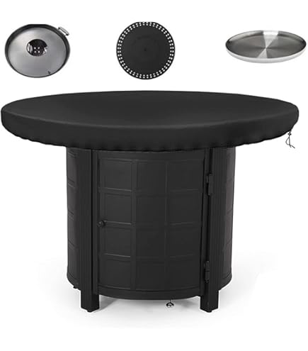 Housse De Protection Ronde Pour Barbecue - Taille 80x110cm, Polyester Résistant UV | Protection Pluie, Poussière, Soleil, Avec Fermetures Velcro