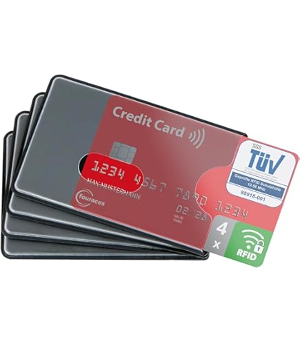 Custodia Protettiva RFID Izmael - Sicurezza per le Tue Carte - Nera