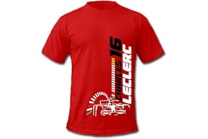 Cold Gun Design F1 T-Shirt F1GP Charles Leclerc 16 Grand Prix Formula 1 Racing Driver Top Motorsports