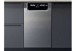 Bauknecht BSUO 3O23 PF X Unterbau-Geschirrspüler/ 45 cm Breite/PowerClean/Besteckschublade/Vollwasserschutz/Hygieneprogramm/S