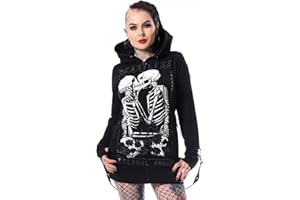 Heartless Karin Hood Frauen Kapuzenjacke schwarz Rockwear