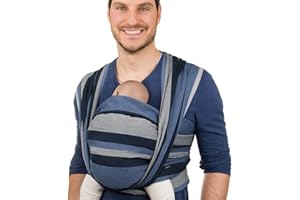Hoppediz, fascia porta-bebè con istruzioni per legatura