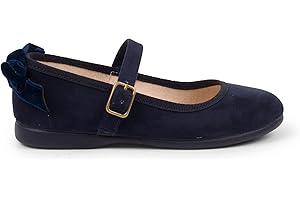 Pisamonas Scarpe con Cinturino A Fibbia con Fiocco di Velluto Dietro