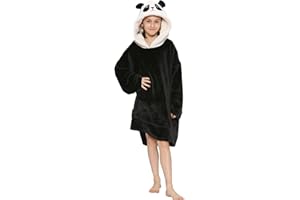 A2Z 4 Kids Girls Boys Oversized Hoodie ANIMAL Snuggle Blanket Super Soft Warm Fleece Kangaroo Pocket