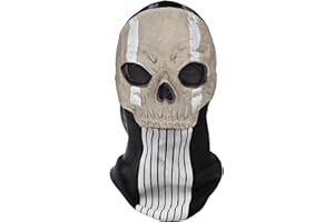 keland Przerażająca maska Ghost Call of Duty MW2 Horror z trupią czaszką, maska pełnotwarzowa na Halloween Cosplay