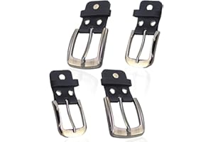 LZYDKH 4 Stück Gürtelschnalle Herren, Belt Buckle Metall Gürtelschnallen 40 MM Schnallen für Gürtel 35 MM Gürtel Schnalle Klassische Gürtelschließe Leder zum Befestigen Gürteln