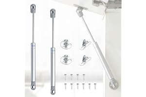 EMHTHME 2 Stück Hydraulic Gasdruckfeder, 120 Nm/12 kg Gasdruckdämpfer, Gasstoßdämpfer Möbel Gasfeder, Gasdruckfeder Klappen, Kompressionsfeder Beschläge, für Kleiderschrank Schrank Möbeltür