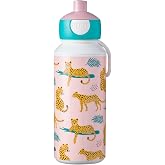Mepal Su Şişesi 400 ml, Leopar Desenli