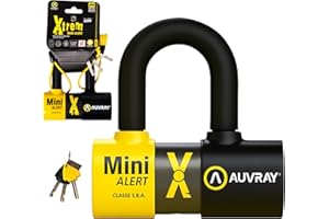 PHONE RIDE Antivol Moto SRA AUVRAY | Bloc Disque Moto Alarme Homologué SRA Recommandé Par Les Assurances | Bloque Roue Moto Pour Une Meilleure Protection Contre Le Vol