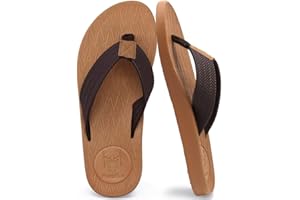 KuaiLu Klapki Męskie Skórzane Letnie Plażę Skóra Paskiem Japonki Kąpielowe Basenowe Zapasnicze Sandały Platformie Antypoślizgowy Gumowe Buty