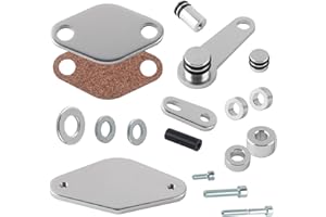 Hugwish Kit valvola EGR per motori diesel B47 2.0L, guarnizione valvola EGR sostituzione soppressione compatibile F20, F21 LCI, F22, F23, F30, F31, F34, F32, F33, F36, F10, F11 LCI, G11, G12, F25, F26