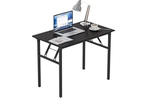 Need Scrivania Pieghevole Salvaspazio,Piccolo Scrivania Pieghevole,Scrivania 100CM,Tavolo da Pranzo,Installazione Gratuita,Realizzato con Materiali in Legno e Telaio in Acciaio,100 * 60 * 75CM