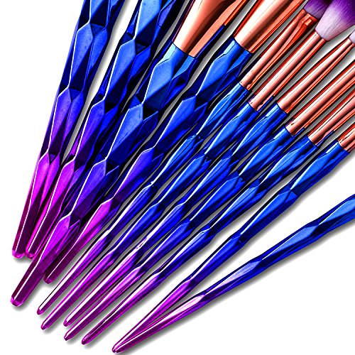 Make Up Pinsel ,VALUE MAKERS® 12 Stück Premium Pinselset Make-up Face Powder Foundation Creme Eyeliner Rouge Bürste Augen Kosmetik Mit Make-Up Taschen (Ein kleines Geschenk wird jeder Bestellung beigelegt) - 5