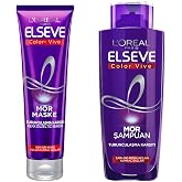 L'Or&eacute;al Paris Elseve Anti-Orange Purple Shampoo 200ml & Elseve Anti-Orange Color Correcting Purple Mask 150ml Hair