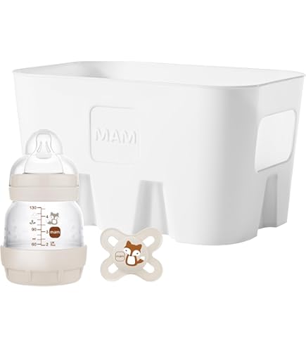 MAM Babyfles Starter Set Easy Start Anti-Colic Set | Blauw | Speen 0 Speen 1