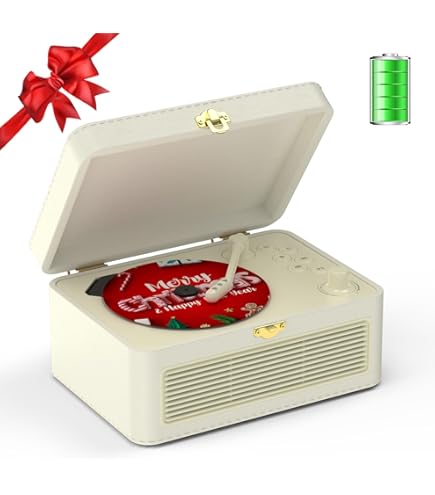 JAOGAUS Bluetooth 5.4 Desktop CD-Speler Met HIFI-Luidsprekers