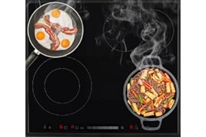 WAVATA Gran alfombrilla protectora de inducción, de silicona de grado alimenticio, alfombrilla de inducción, multifuncional, resistente al calor, aislante del calor (53 x 61 cm)