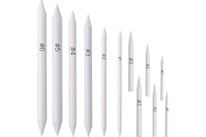 DOETYD Blending Stumps 12 PCS Art Blenders Drawing Tools Sketch Tortillions for Drawing Sketch Art