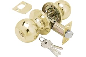 WOLFPACK LINEA PROFESIONAL Pomo Puerta Wolfpack Con Llave Latonado