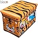 Produktbild Kinder Staubox und Sitzbank Safari 49 x 31 x 33 cm Spielzeugbox gepolstert: Spielzeugkiste Sitzbank Spielzeugboxen Sitztruhe Spielzeugtruhe