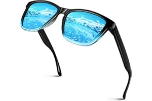 CGID Gafas de Sol Polarizadas Hombre y Mujer Retro Deportivos 80's Ultra Light Protección UV400 MJ17