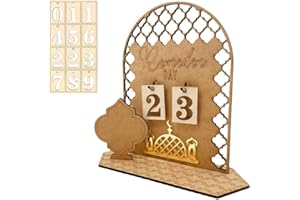 Zemolo Calendario Ramadán, Decoración Ramadán, 30 días hasta Eid, Ramadán Mubarak, Calendario Eid Mubarak, Decoración Ramadán, Calendario Ramadán para niños, decoración musulmana