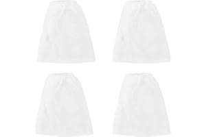 IREENUO Aspiradora de grava para acuario, sifón eléctrico, accesorios de limpieza de sifón, bolsa de red de filtro (4 unidades)