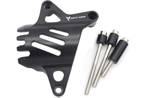 LongGreat Pour Yamaha MT09 FZ09 XSR900 Tracer 900 FJ09 2014 2015 2016 2017 2018 2019 2020 moto radiateur eau liquide de refroidissement réservoir réservoir garde couvercle (Noir)