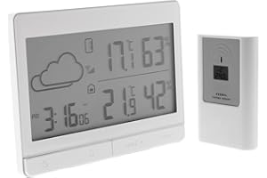 Station météo "L'élégante" avec capteur extérieur sans fil (IP44) - Otio