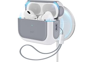 ESR Orbit Hybrid etui z HaloLock kompatybilne z AirPods Pro (2. generacji), MagSafe Ready, Hybrid ochrona przed upadkiem do AirPods Pro (2022), białe