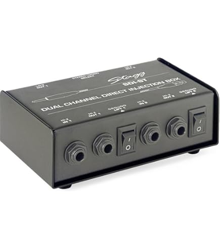 Donner Passieve DI-Box Special-I Professionele High-Performance DI-Box Unit Hum Eliminator 1/4 instrument Directe Box naar gebalanceerde en ongebalanceerde XLR