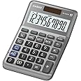 CASIO MS-100FM Desk Calculator 10-Digit, Metal Front, Tax, Cost/Sell/Margin