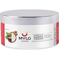 Mylo Care Stretch Marks Cream for Pregnancy with the Goodness of Shea Butter, Saffron, Kokum Butter and Aloe Vera, Australia Certified Toxin Free, No Mineral Oils-50ml (50ml)