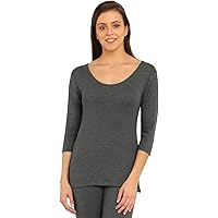 Jockey Women's Cotton Thermal 3/4th Sleeve Top