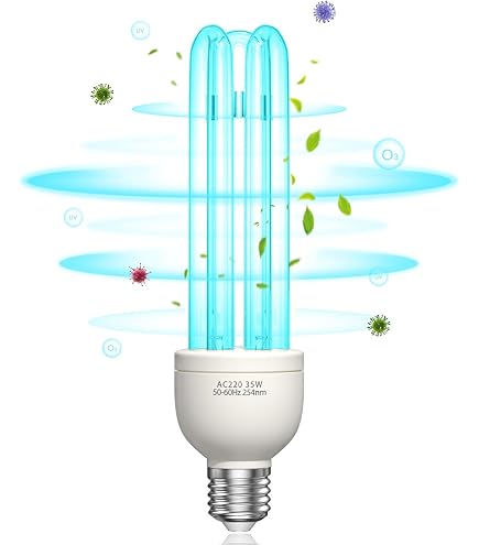 Pack 2 Lampes Germicides UV 38W BEL AIR HOME - Stérilisation Air Et Surfaces Télécommande