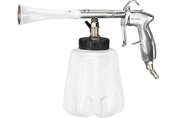 BenBow Pro Blue Storm Pistolet de Nettoyage à air comprimé – très Durable – pour Un Nettoyage en Profondeur sans Contact : Voitures, camions, Bus, Tissus d'ameublement – également adapté au soufflage