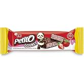 Eti Petito S&uuml;tl&uuml; &Ccedil;ikolata Kaplı &Ccedil;ilekli Kremalı Gofret 25.5 g x 35 Adet