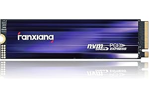 fanxiang S880 SSD 2To NVMe SSD M.2 2280 PCIe 4.0 Gen4x4 Disque SSD Interne 2 to TLC - Jusqu'à 7300 Mo/s en Lecture, Compatible avec PS5 PC Gaming Ordinateurs de Bureau et Portables