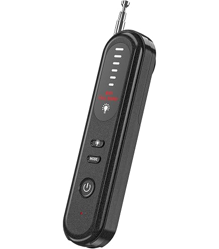 Rilevatore NinjaCam 5 In 1 Per Telecamere E Microspie – Segnale Wireless, IR, GPS, Con 5 Livelli Di Sensibilità E Batteria Ricaricabile